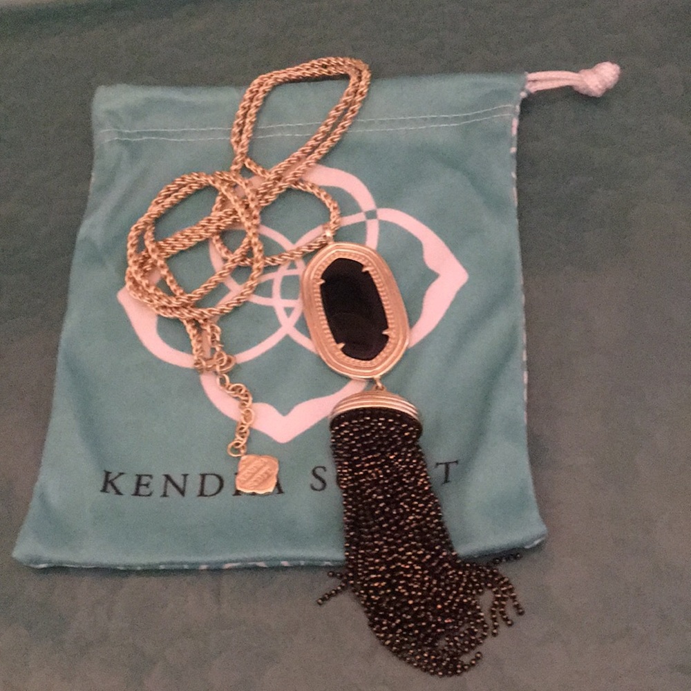 Kendra Scott long necklace with tassel